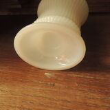 White opaline vase
