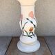Former Ceramic Pot Door Decor Flowers Enamelled H52cm Vintage