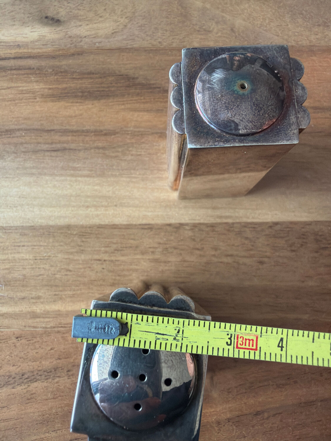 Puiforcat salt cellar, pepper shaker and mustard pot