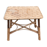 Vintage rattan coffee table