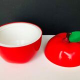 Ice bucket 70s red apple