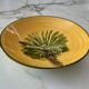 Plat rond palmier poterie Le Photophore