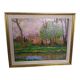 Painting by rene beauclair (1875-1960) painter of montauban the lespinet canal