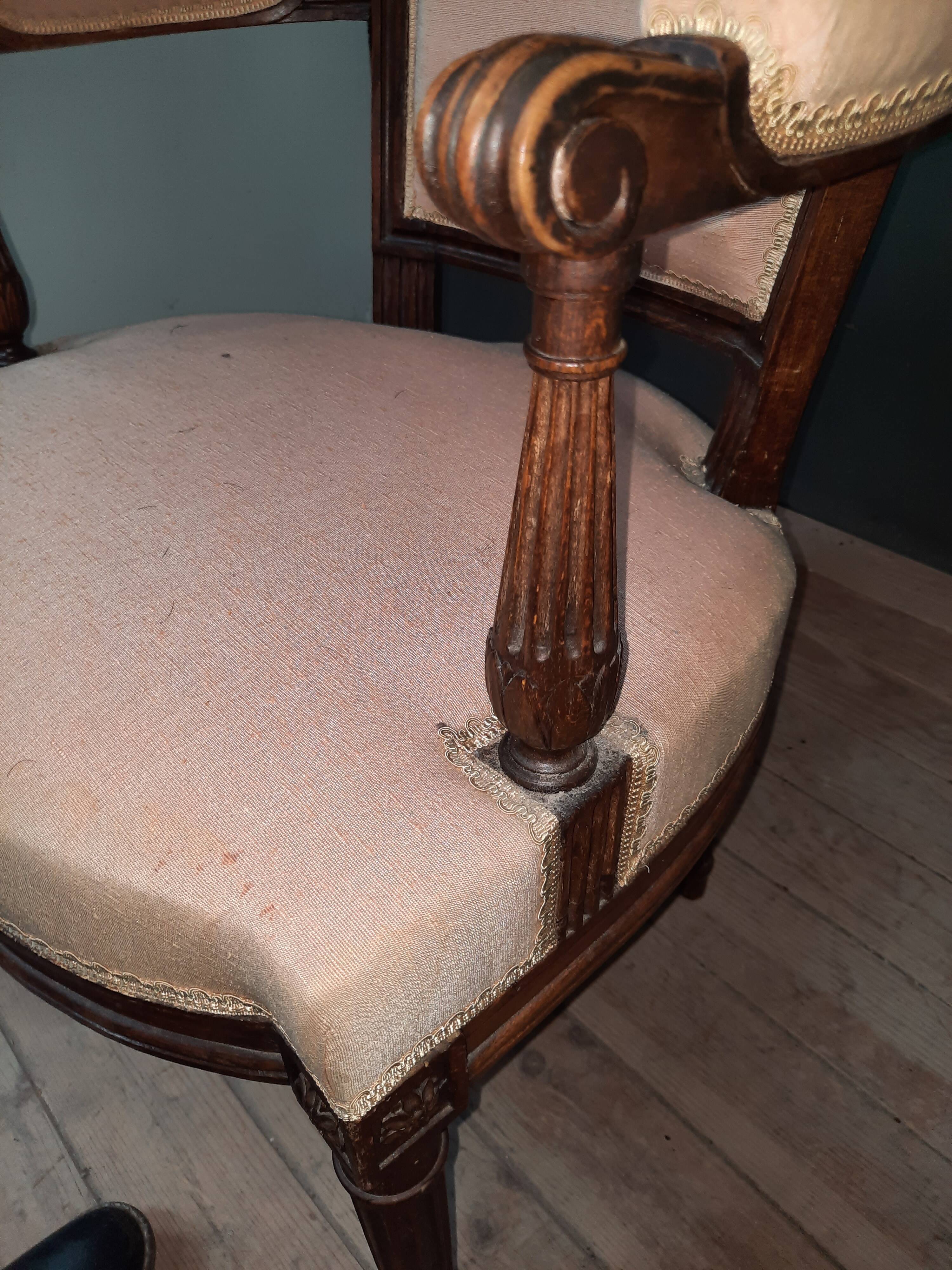 Louis XVI style armchair
