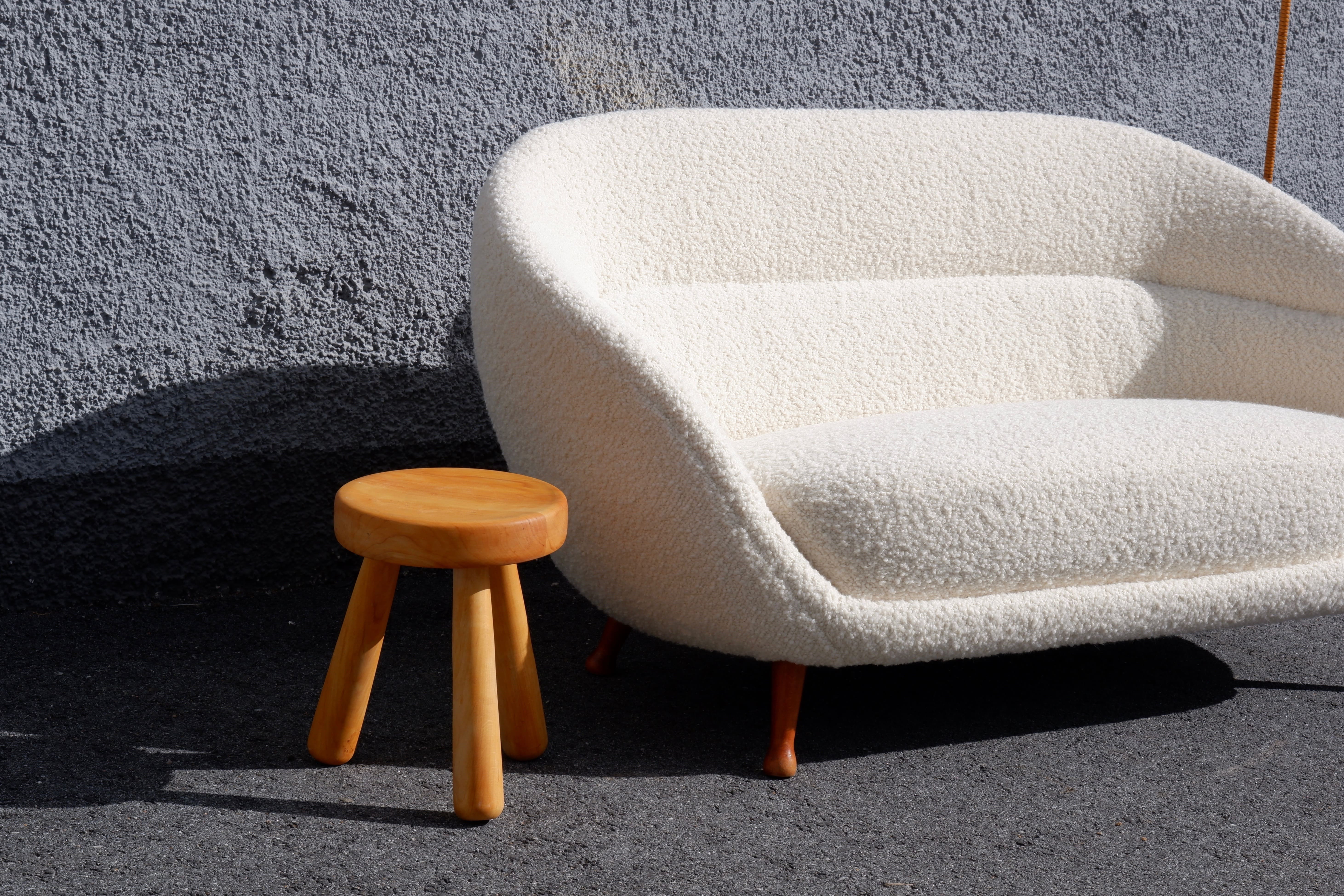 Arne Norell Curvy Soffa Produced by Westbergs Möbler, Sweden, circa 1960