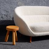 Arne Norell Curvy Soffa Produced by Westbergs Möbler, Sweden, circa 1960