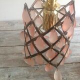 Hanging lamp with stamps
