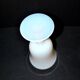 Antique footed glass in white opaline goblet chalice – Meisenthal craftsmanship?