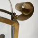 Mid-Century Italian Brass Ceiling Lamp in the style of Fontana Arte, 1950s