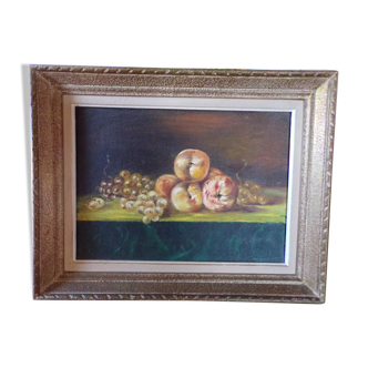 Old still life oil