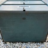 Vintage metal flap locker