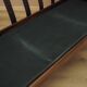 Rosewood sofa Gunnar Myrstrand for Källemo, black leather, 1960s