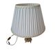 Lampada da Tavolo Vintage Stile Neoclassico in Ottone e Marmo Verde anni '5