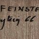 HST painting "Abstraction" Guy Feinstein (1929-2008) Narrative figuration