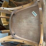 Set of 5 Baumann wooden chairs