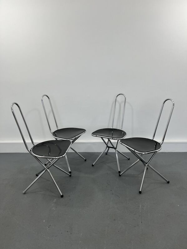 Chaises par Niels Gammelgaard pour Ikea, Suède, 1980s, Set de 4