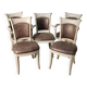 Suite de 3 fauteuils et 2 chaises de restaurant