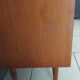 Small vintage Scandinavian teak sideboard
