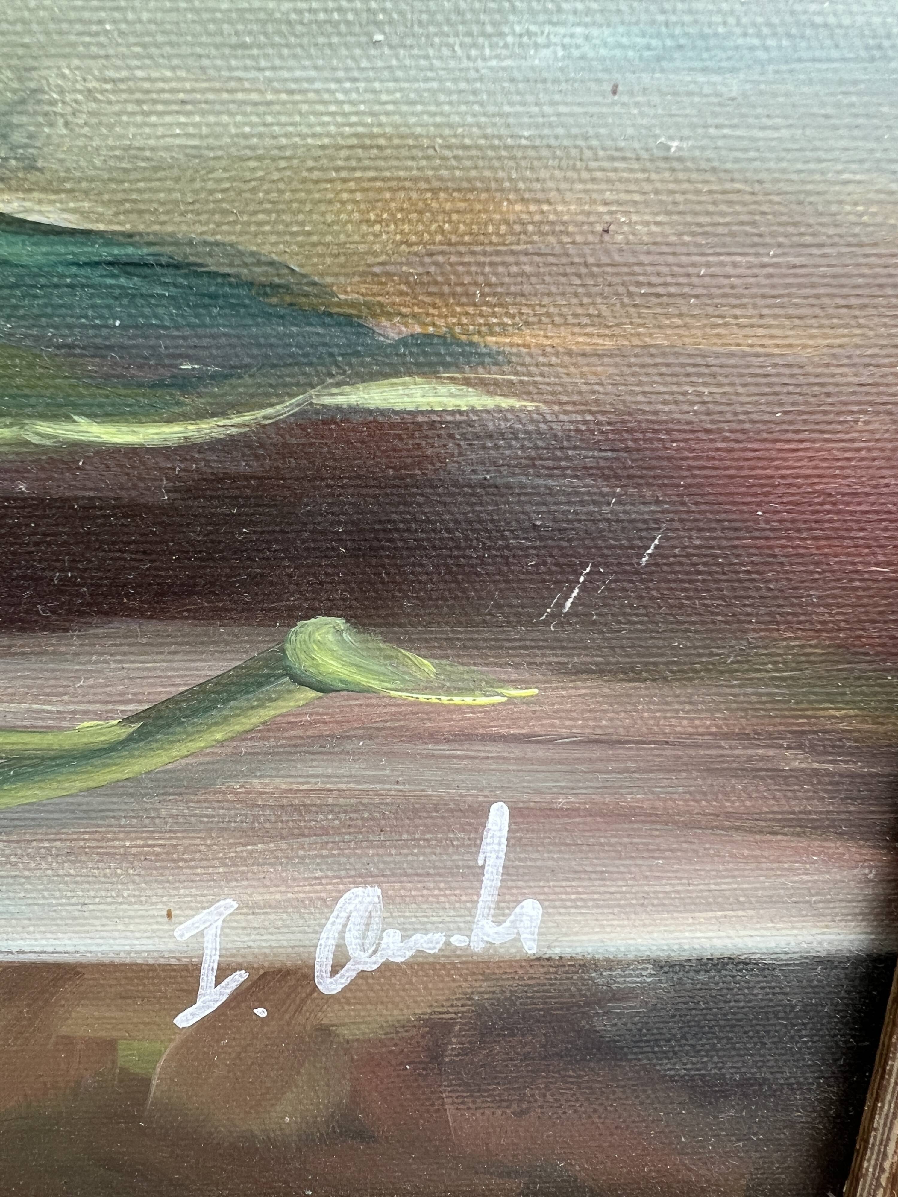 Painting Bouquets of Flowers on Entablature