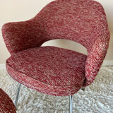 Knoll chair and footrest 1960s
