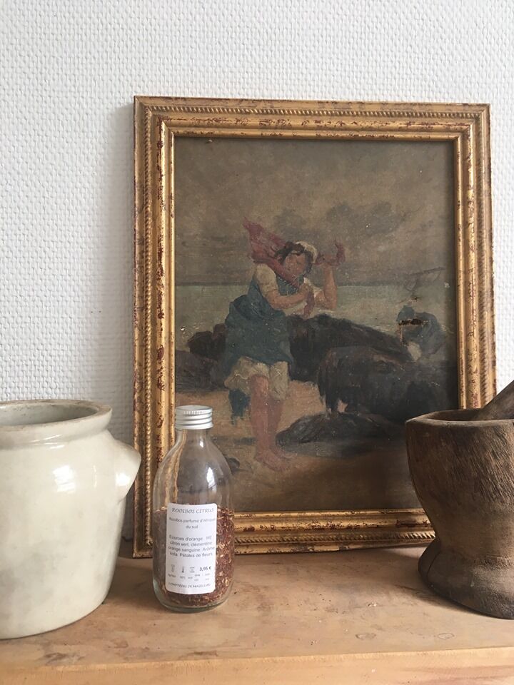 Peinture huile XIX ieme