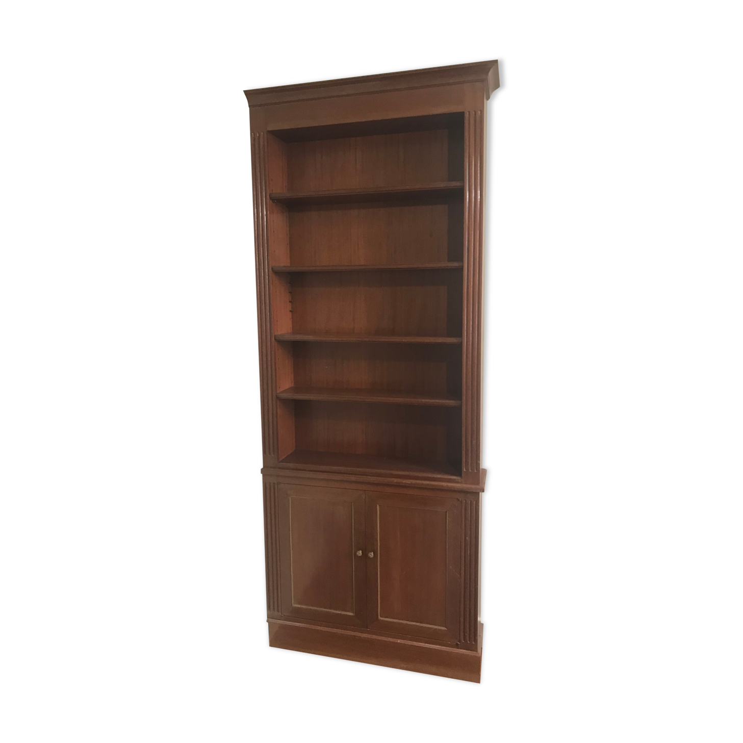 Antique wood bookcase furniture Napoleon III style