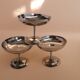 Set of 12 Vintage Stainless Steel Cups – 60s-70s