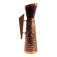 Vase vintage en cuivre et teck