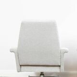 Office Chair From Up Závody On Metal Wheels, Czechoslovakia, 1970