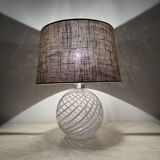 Mid-century design Holmegaard Swirl lamp , 1970s Denmark