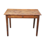 Table de ferme en pin  110 x 61 cm