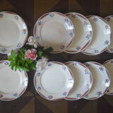 10 assiettes Lunéville Luce