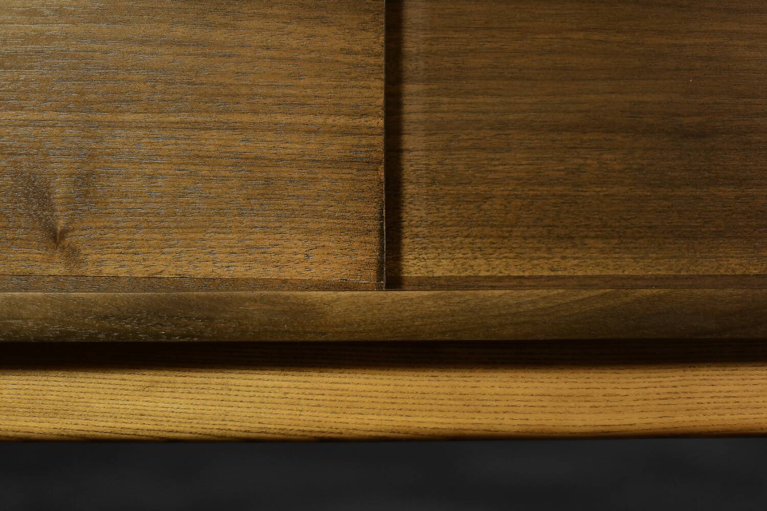 Mid-Century Scandinavian Classic Modern Birch Sideboard with Walnut Front, 1960s