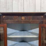 Early 20th century walnut corner cabinet