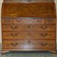 Sheraton Revival Antique Library Desk circa 1840