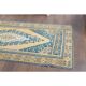 Vintage Turkish Oushak Handmade Wool Cotton Orange Area Rug 95x188