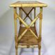 Rattan and ceramic console table - AUDOUX - MINNET and Roger CAPRON