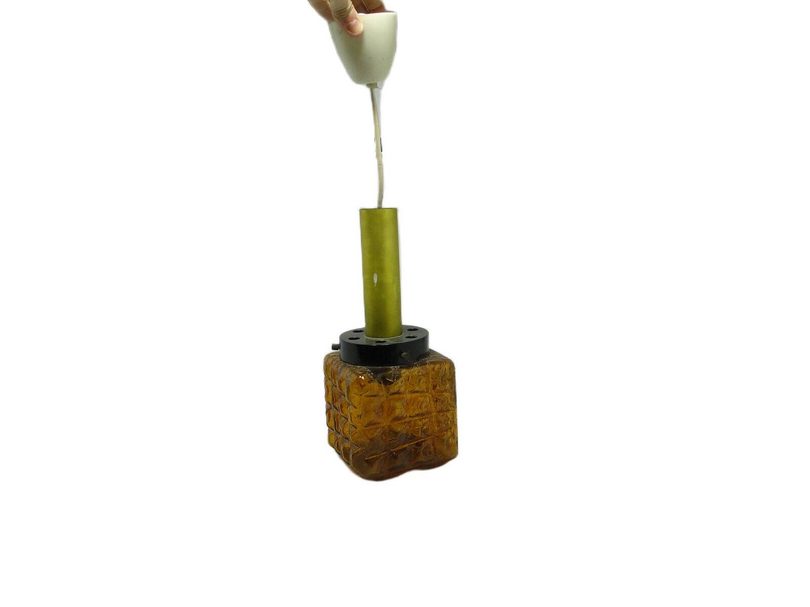 Vintage Polish pendant lamp from Polam, 1970s
