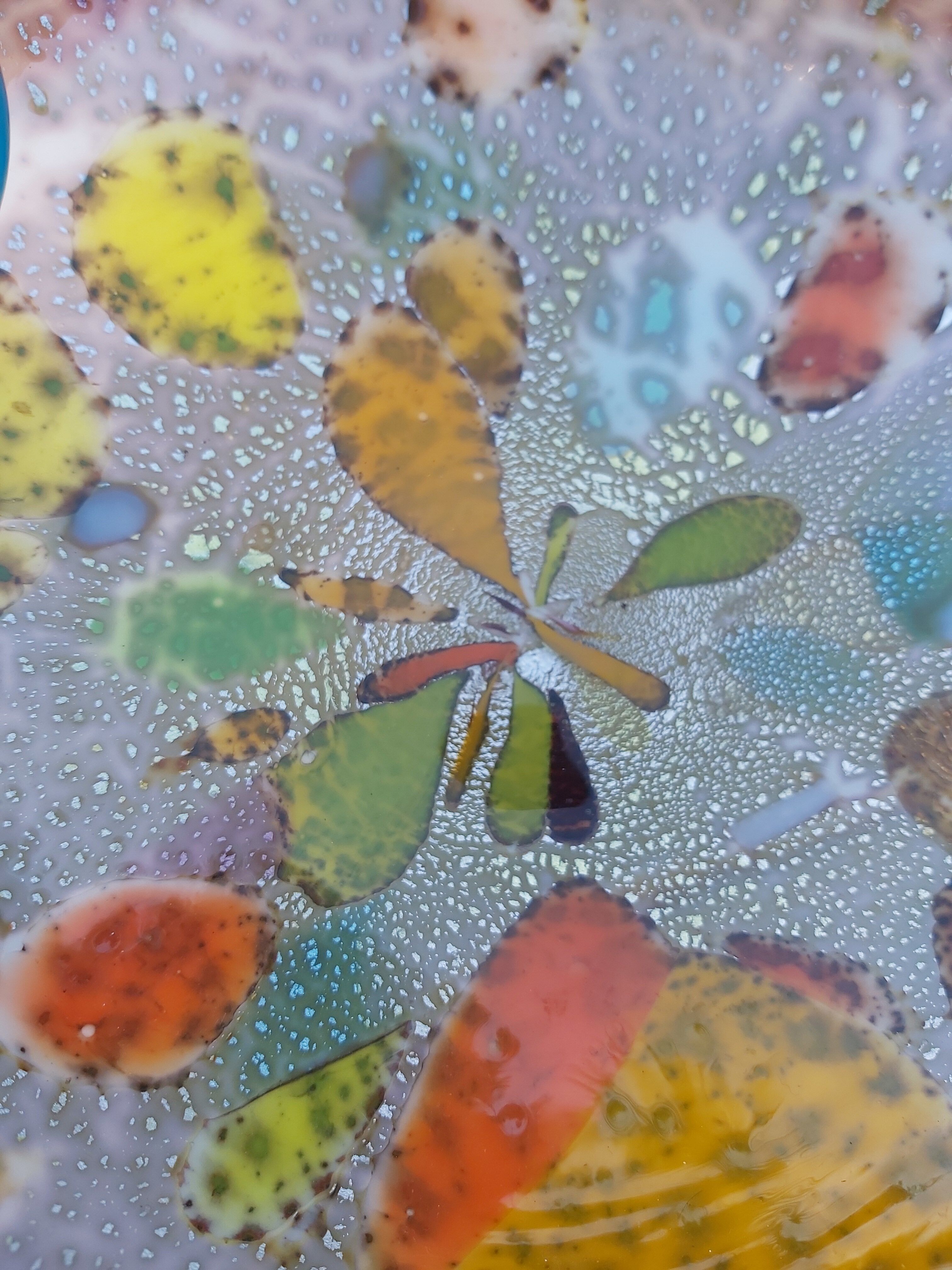 Empty Murano vintage glass pocket