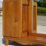 art deco dressing table in light wood
