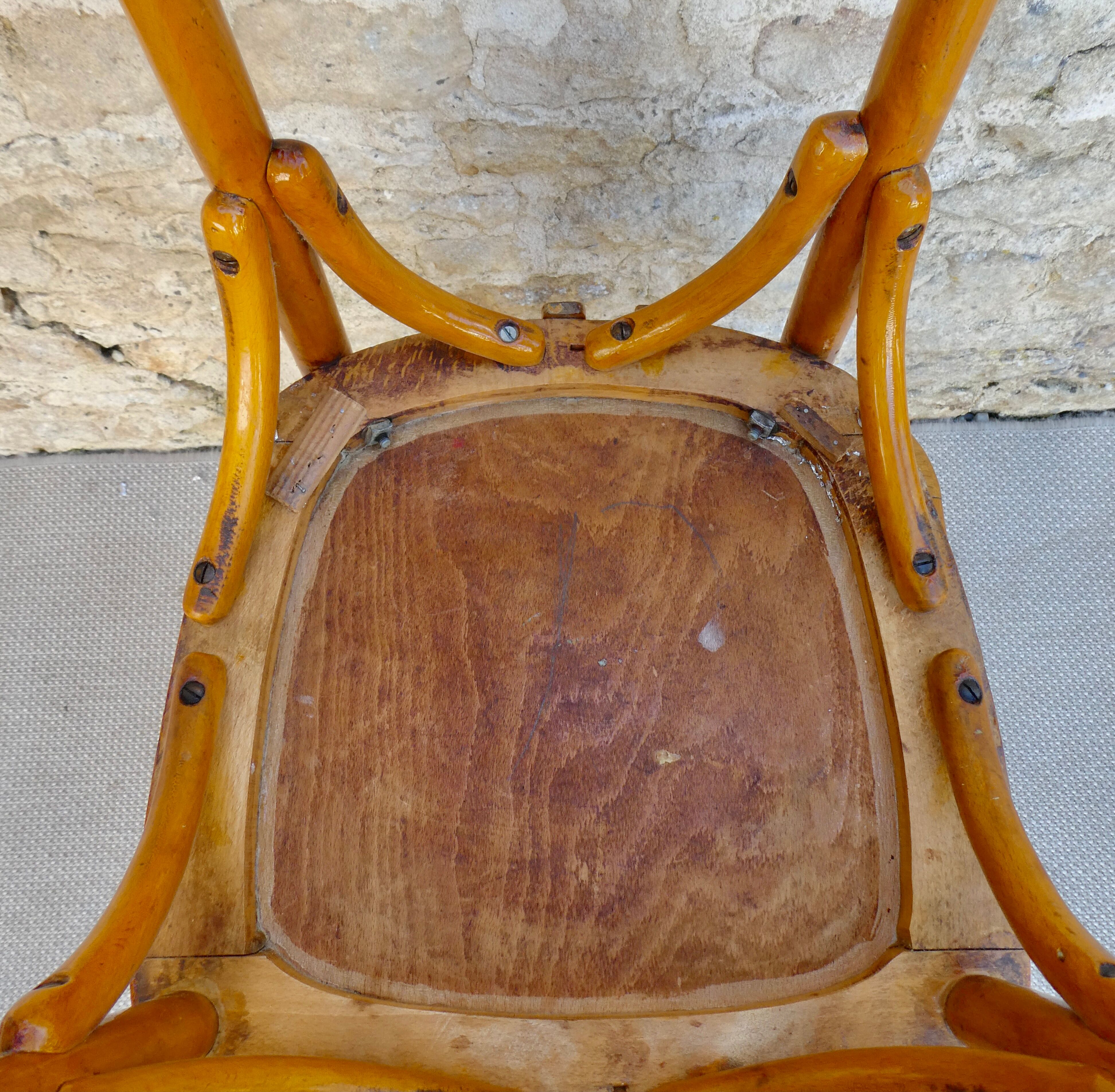 Pair of bistro chairs Luterma, 50s