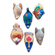 Set of African masks