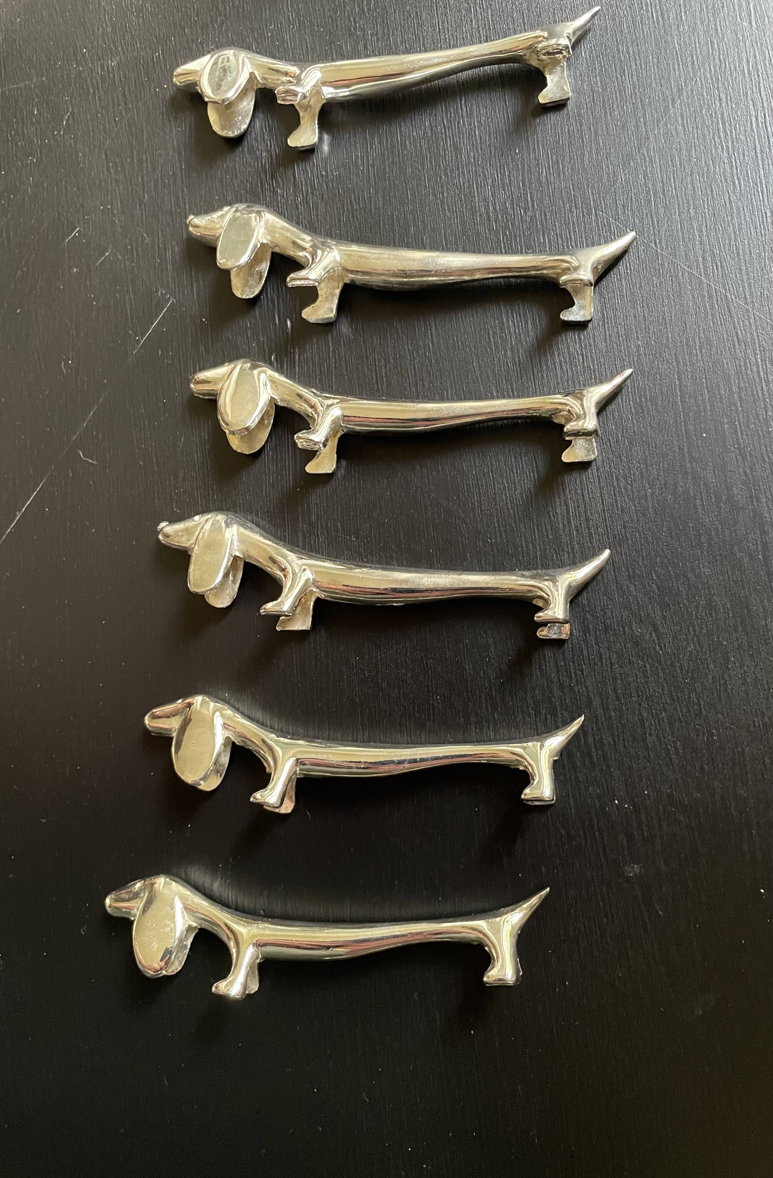 Dachshund knife holder