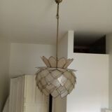 Suspension fleur en nacre