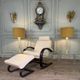 Fauteuil Nelo et son repose-pieds en cuir, åke Fribyter pour Roche Bobois, vers 1980