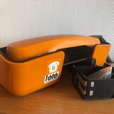 Vintage PTT Phone Telic t75 Orange from 1975
