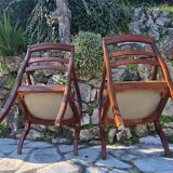 Paire de fauteuils de style Empire