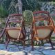 Pair of Empire style armchairs
