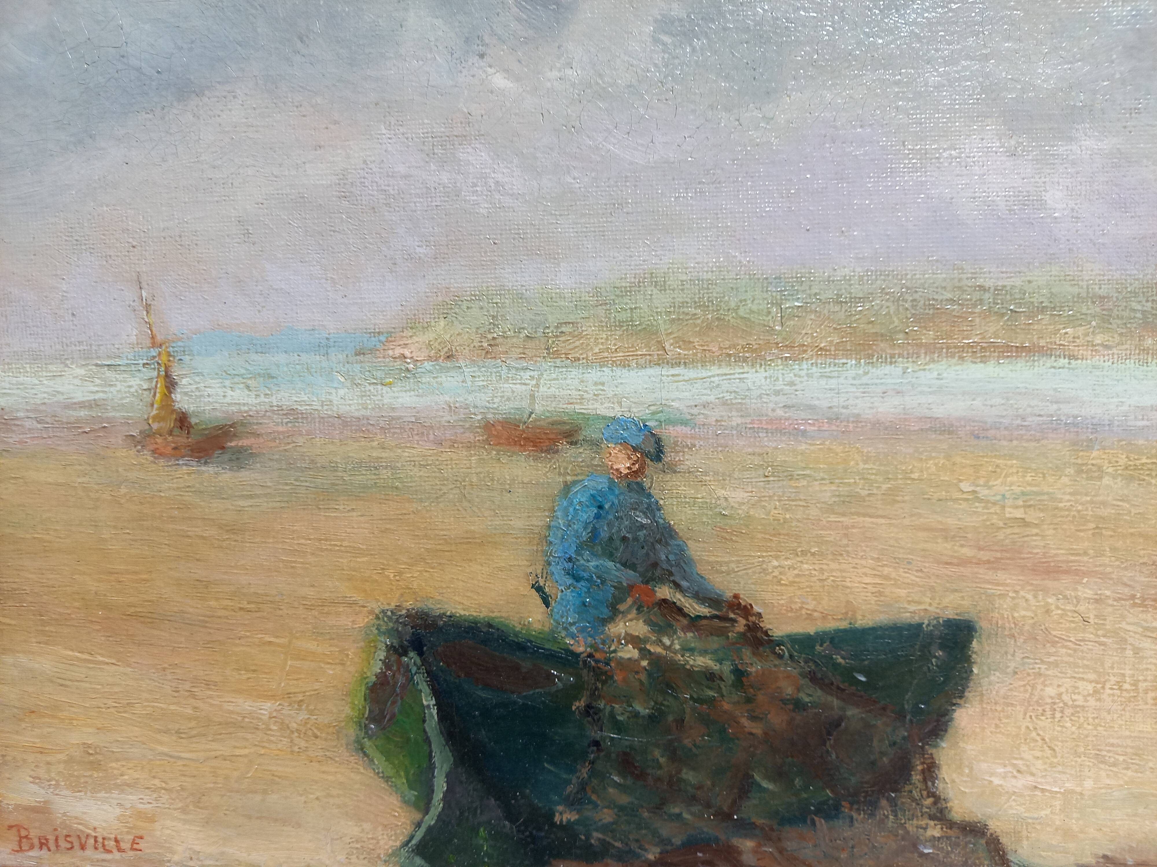 Boat in the Bay of Somme - Brisville