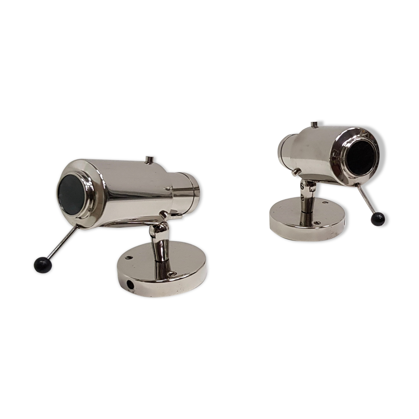 Pair of Zodiac wall light Jacques Biny for Lita 1950s